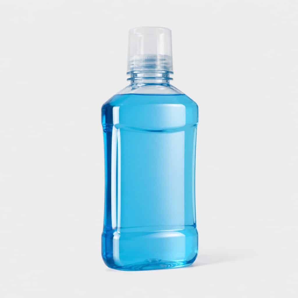 Flacon de bain de bouche pour le confort des gencives
