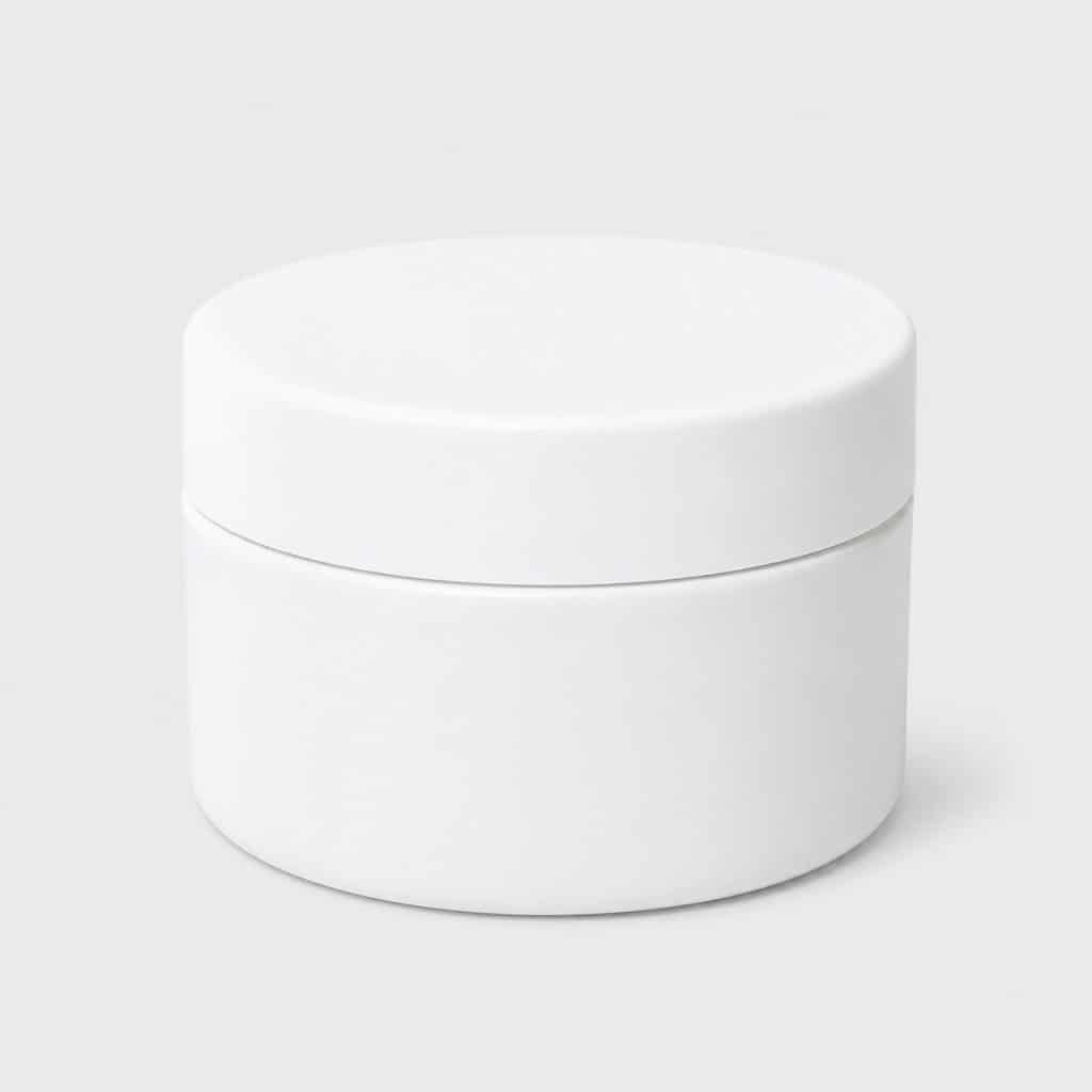 Pot de crème cosmétique au CBD pour le confort musculaire