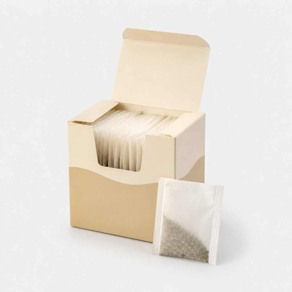 Boîte de tisane pour toux grasse avec sachets individuels