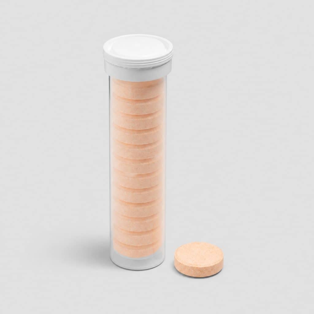 Tube de 20 comprimés de vitamine C effervescente