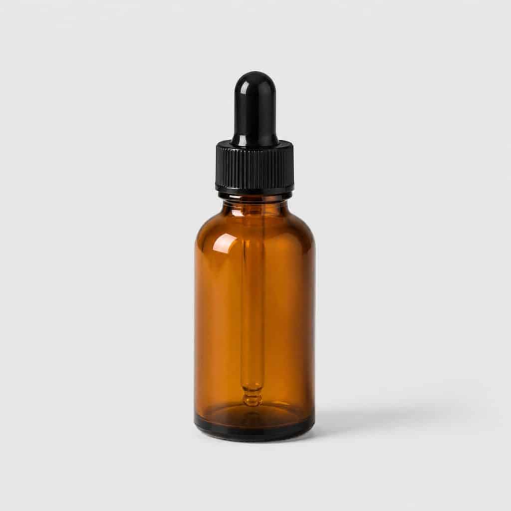 Flacon de vitamine D3 K2 avec embout compte-gouttes